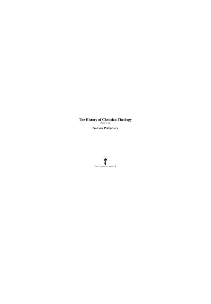 The history of Christian theology