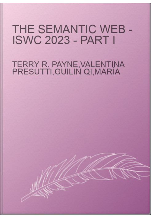 The Semantic Web - ISWC 2023 - Part I