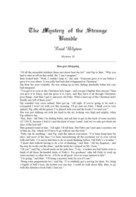 The Mystery of the Strange Bundle
