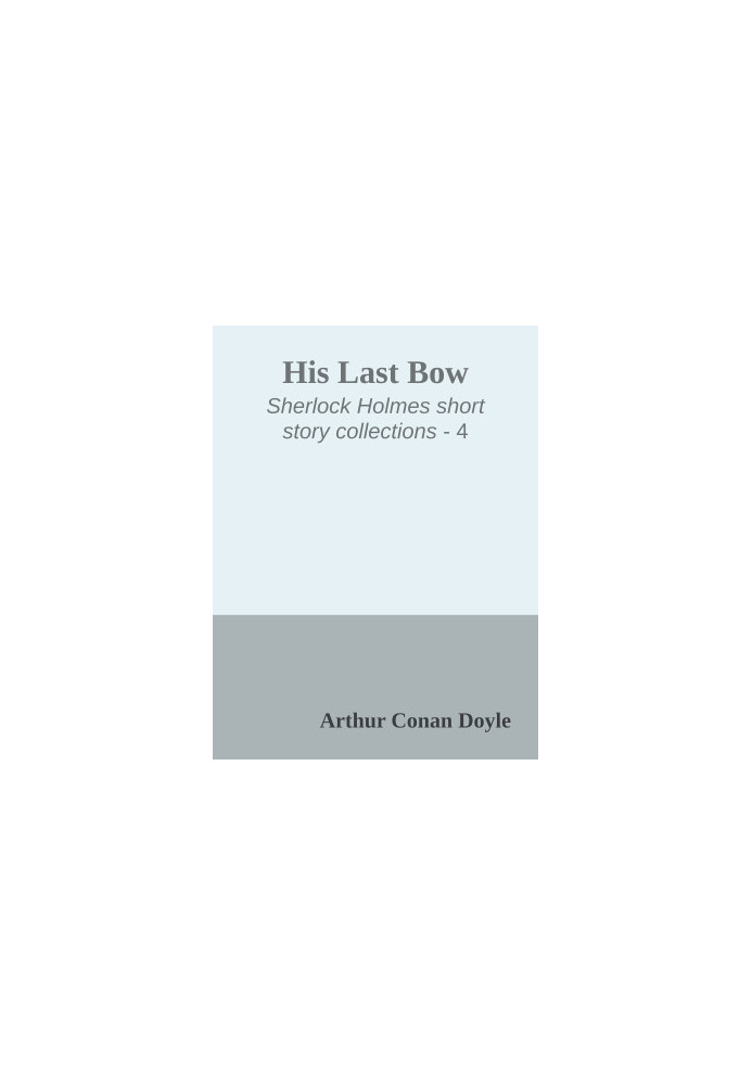 His Last Bow