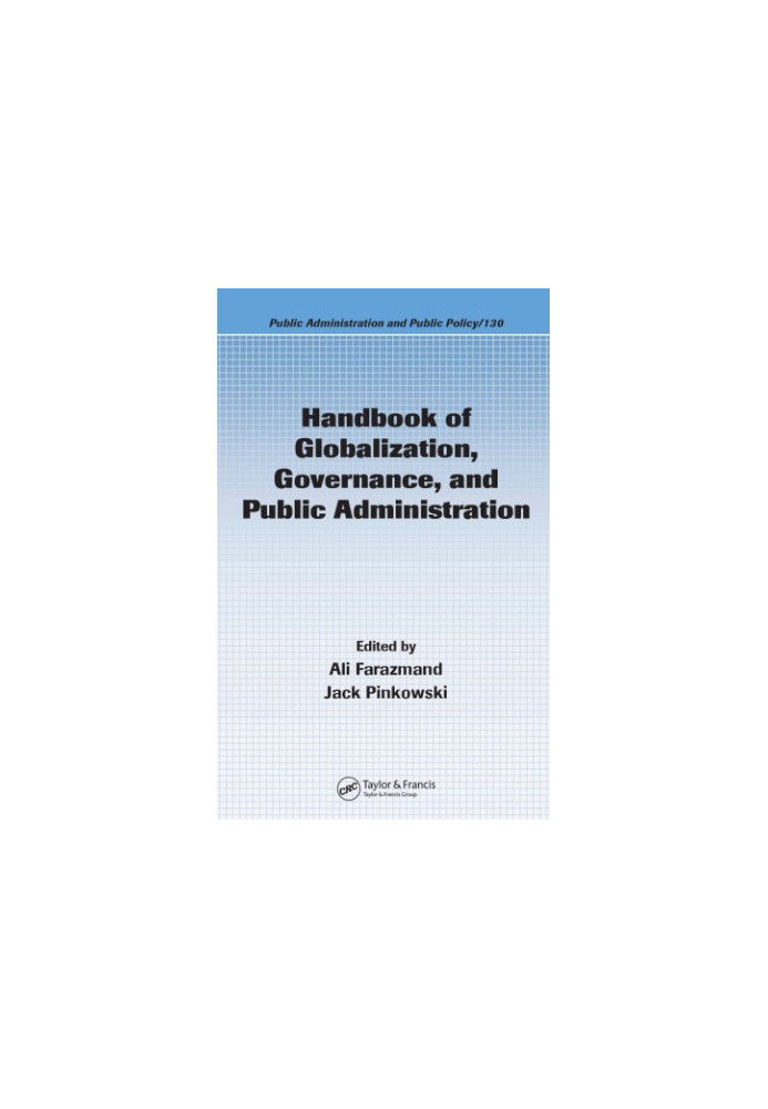 Handbook of Globalization, Governance, and Public Administration