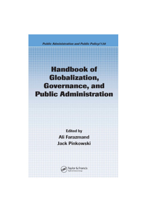 Handbook of Globalization, Governance, and Public Administration