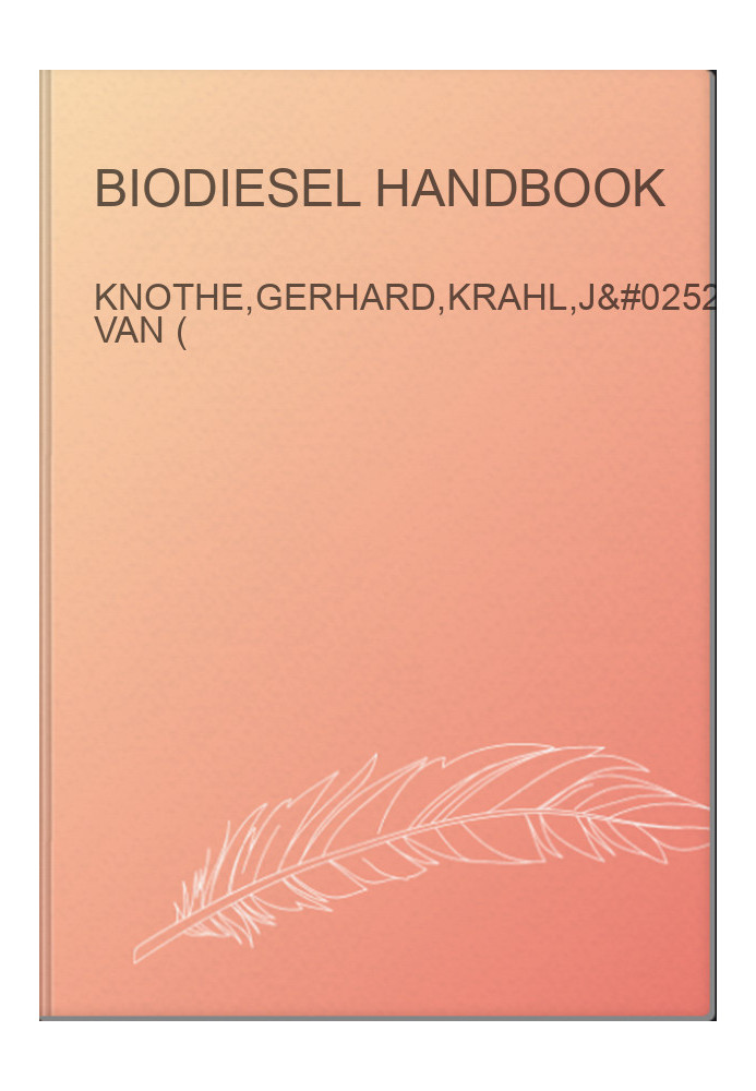 Biodiesel Handbook