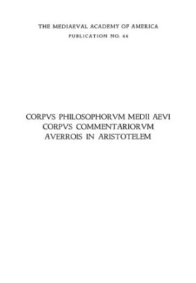 Averrois Cordubensis Commentarium medium et epitome in Aristotelis De generatione et corruptione libros.