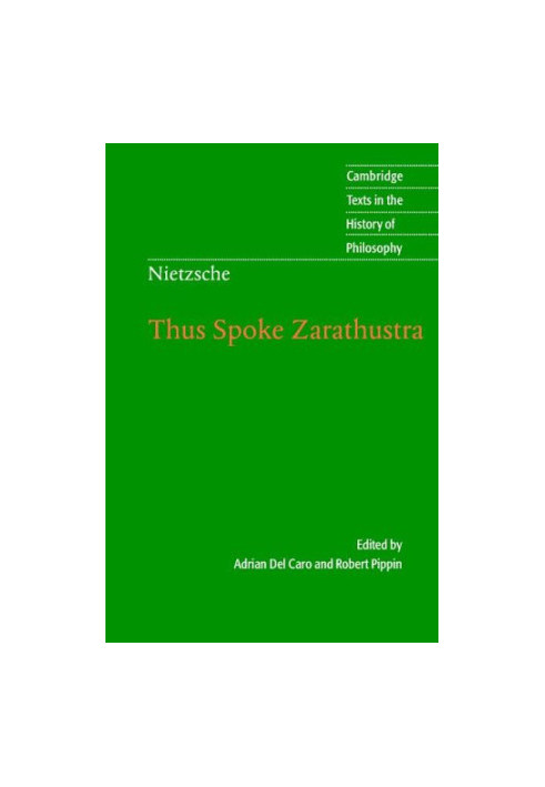 Thus Spoke Zarathustra