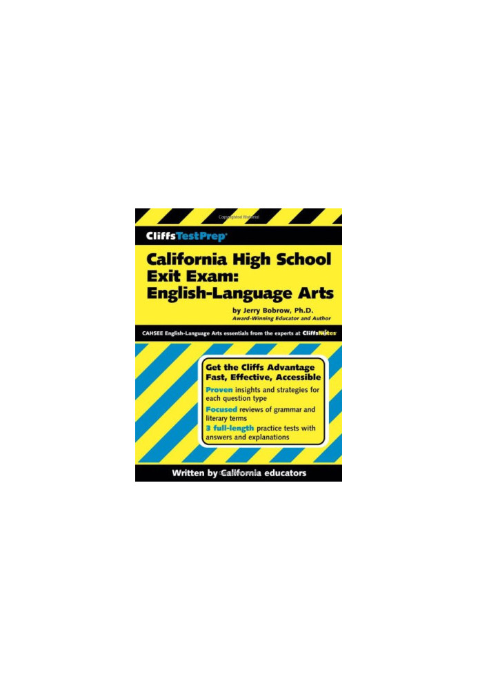 CliffsTestPrep California High School Exit Exam: English-Language Arts (CliffsTestPrep)