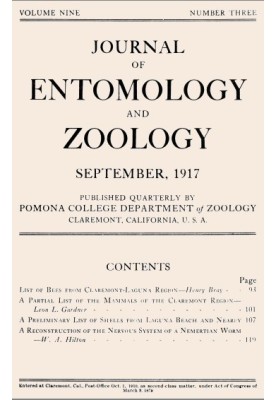 Журнал энтомологии и зоологии, Vol. 09, № 3, сентябрь 1917 г.