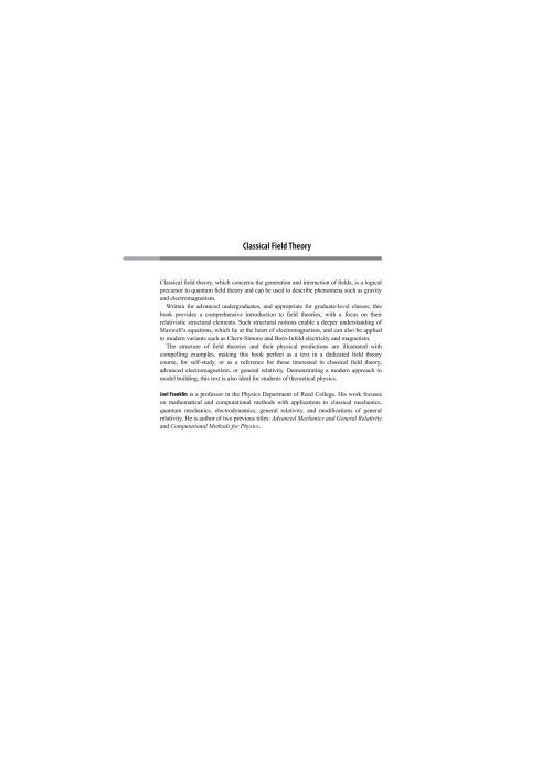Classical Field Theory