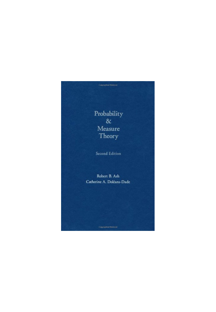 Probability & Measure Theory, Second Edition