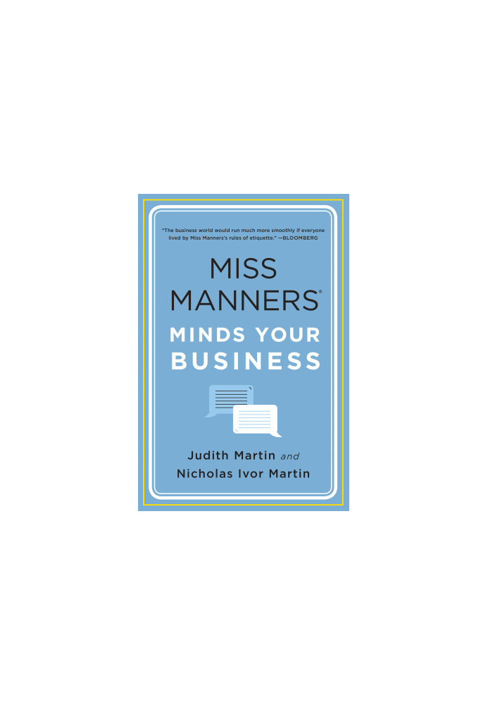 Miss Manners Minds Your Business