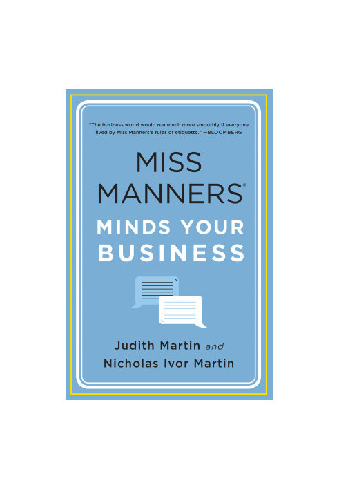 Miss Manners Minds Your Business