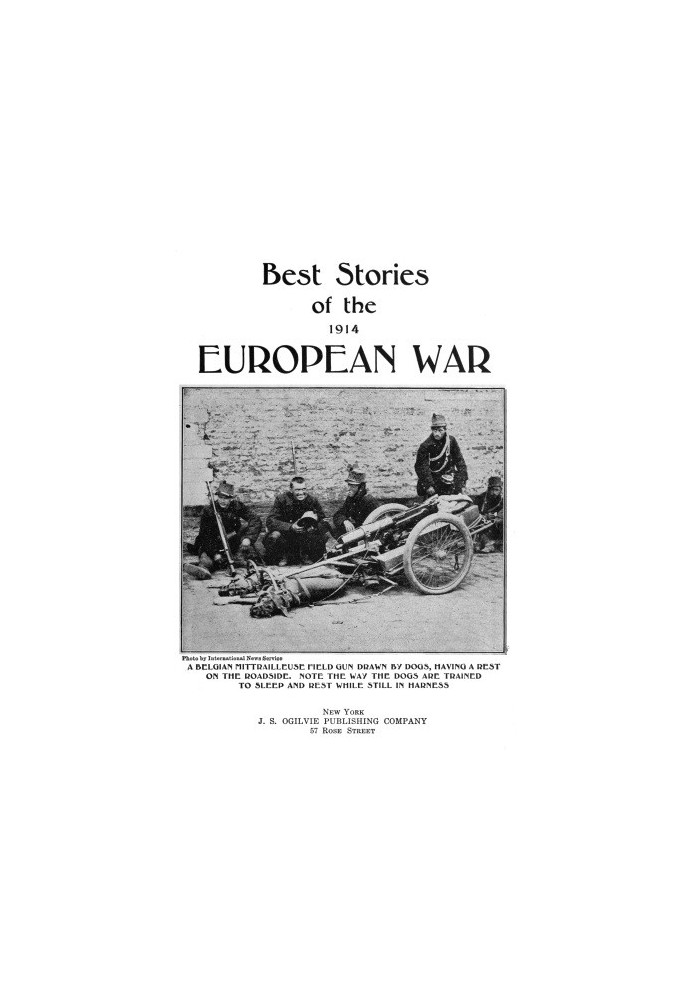 Лучшие рассказы о Европейской войне 1914 года