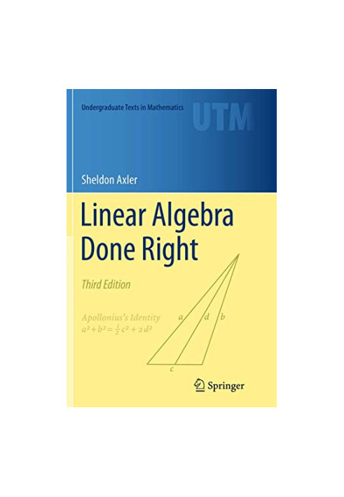 Linear Algebra Done Right, Third Edition