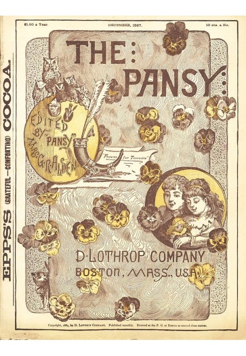 Журнал Pansy, Vol. 15 декабря 1887 г.