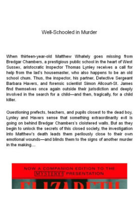 Well-Schooled in Murder