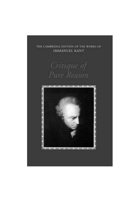 Critique of Pure Reason