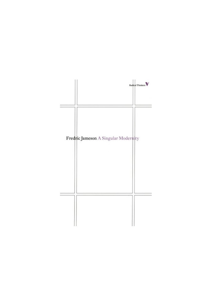 A Singular Modernity