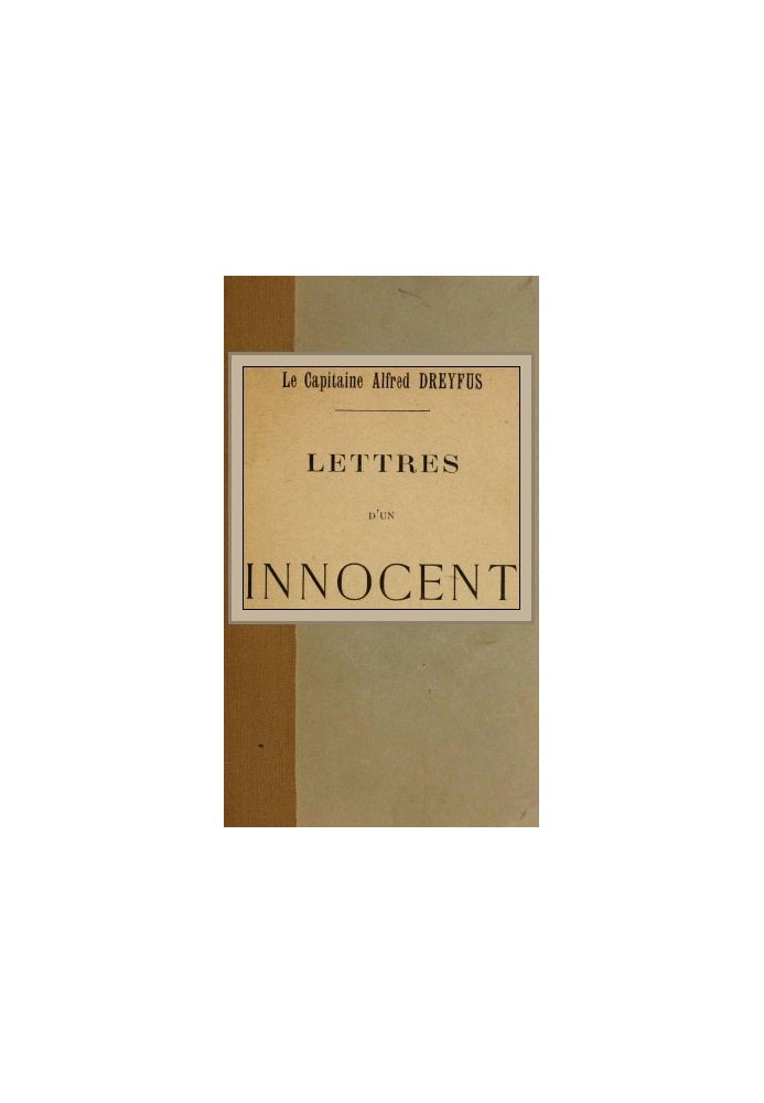 Letters from an innocent