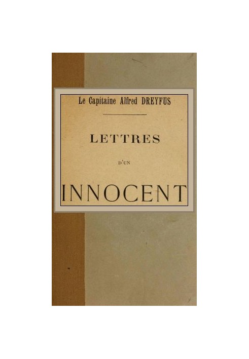 Letters from an innocent