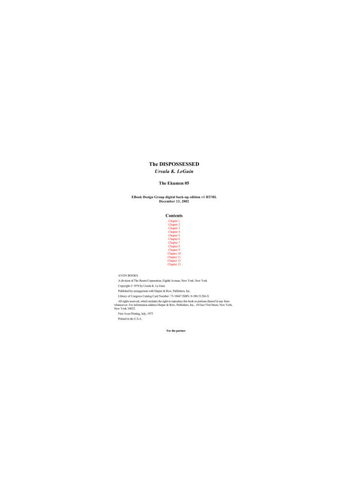 The Dispossessed
