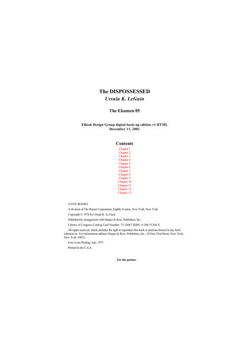 The Dispossessed