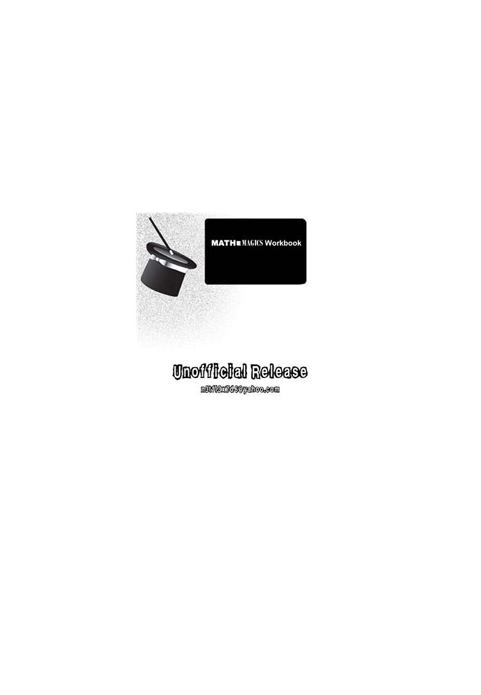 Mathemagics Workbook