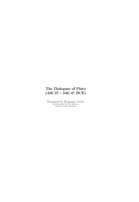 The Dialogues of Plato