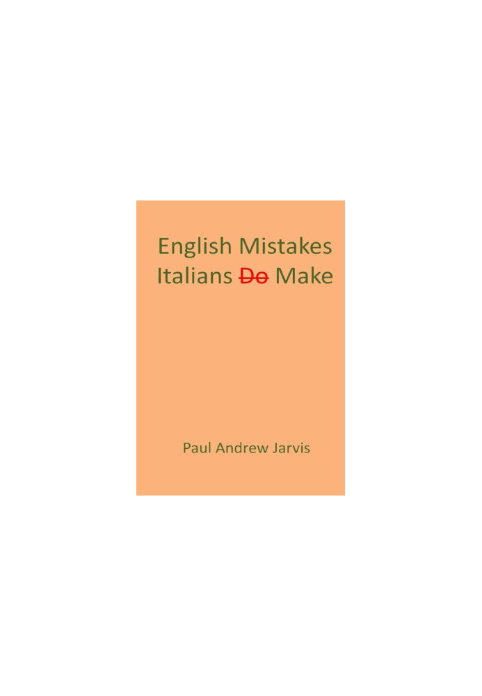 English Mistakes Italians Make