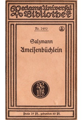 ant booklet; or, instructions for a sensible education of educators