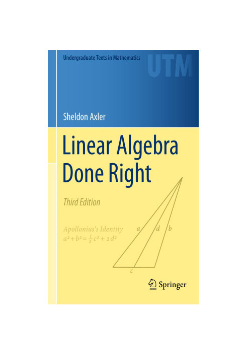 Linear Algebra Done Right