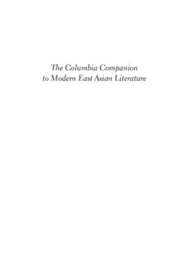 Columbia Companion to Modern East Asian Literature