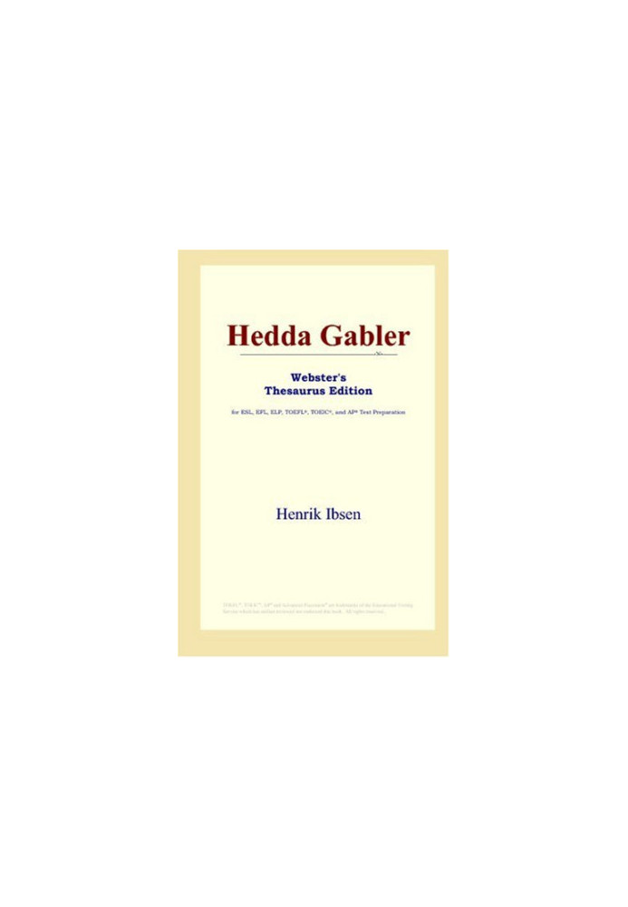 Hedda Gabler (Webster's Thesaurus Edition)