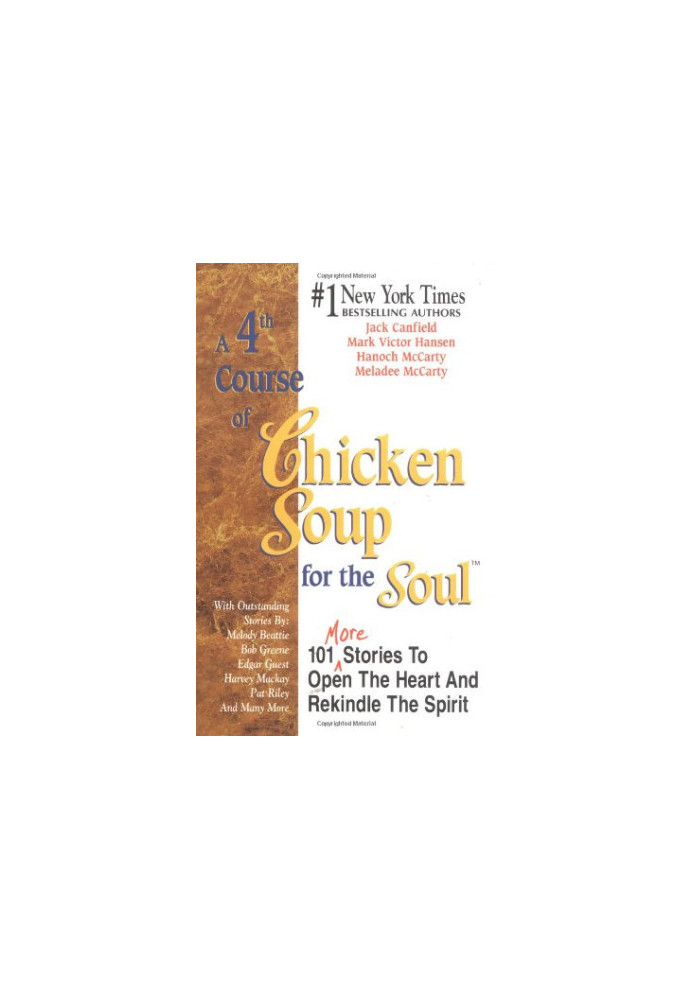 A 4th Course of Chicken Soup for the Soul