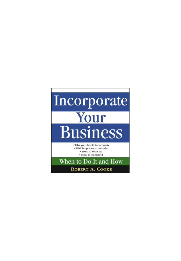 Incorporate your business: when to do it and how