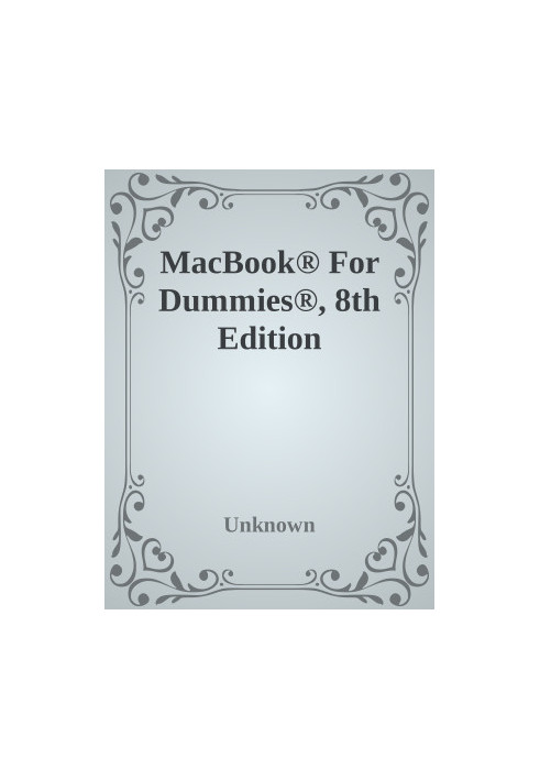 MacBook For Dummies