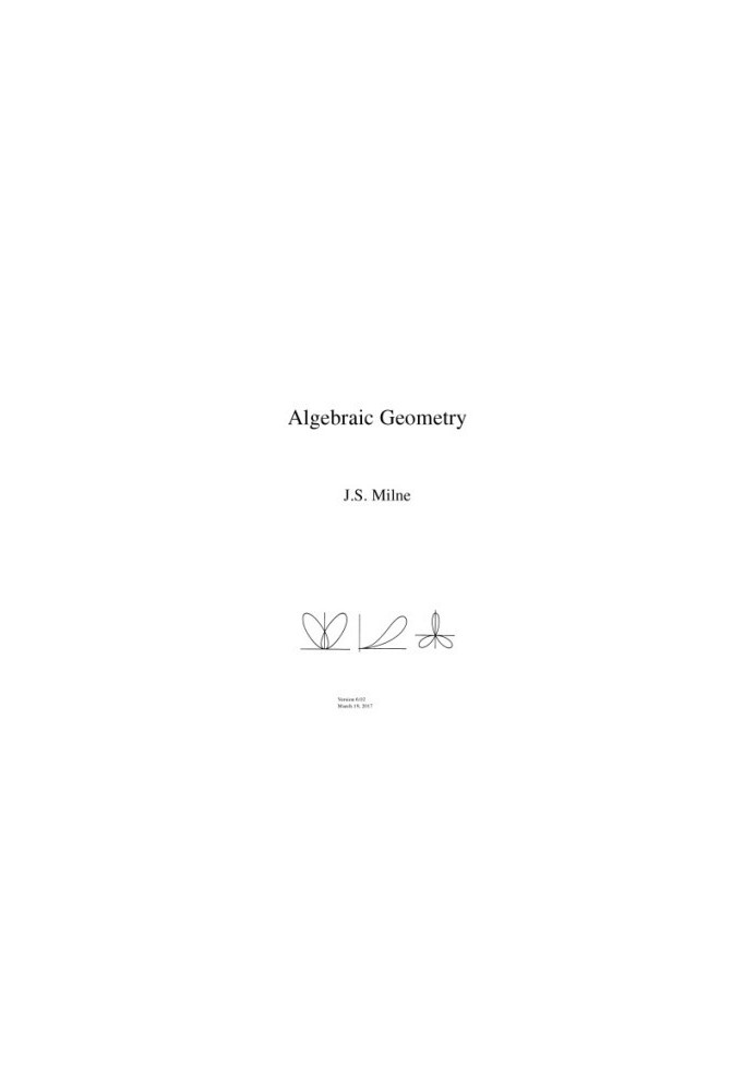 Algebraic Geometry