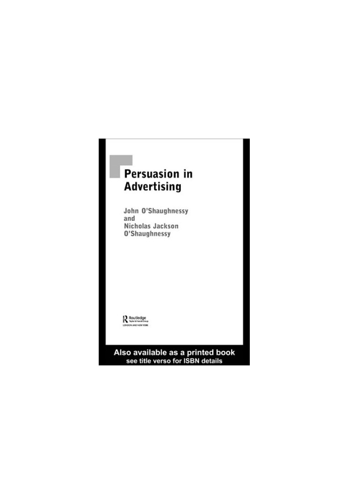 Persuasion in advertising