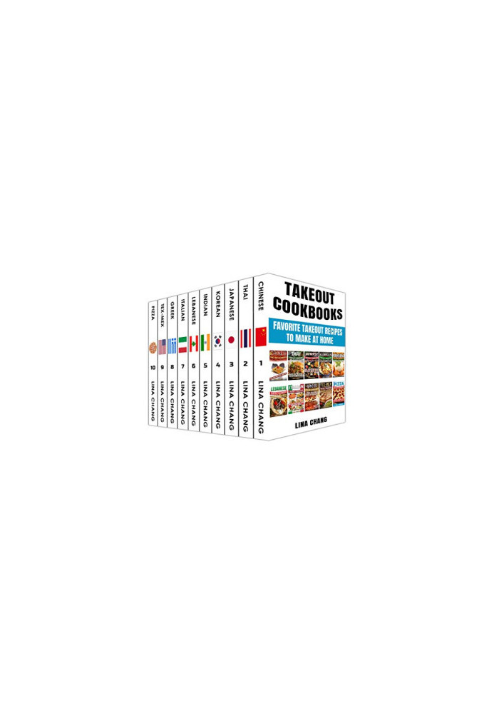 Takeout Cookbooks Box Set - 10 Books