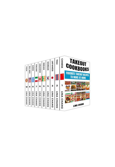 Takeout Cookbooks Box Set - 10 Books