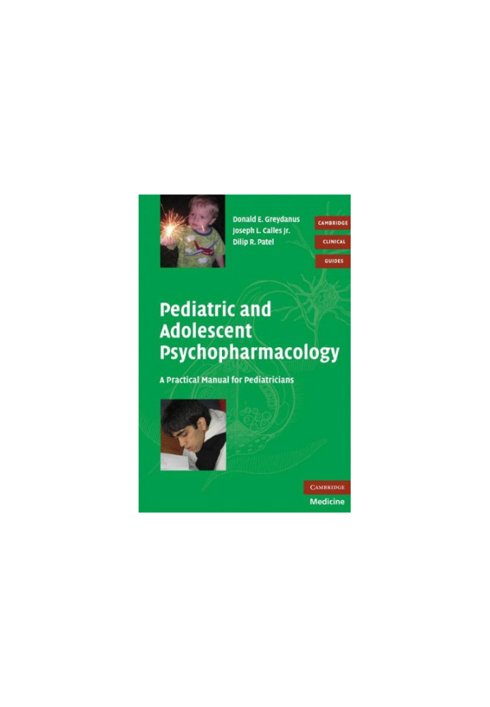 Pediatric and Adolescent Psychopharmacology: A Practical Manual for Pediatricians