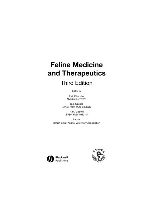 Feline Medicine and Therapeutics, 3rd Edition