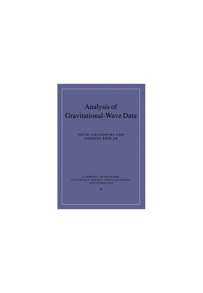 Analysis of gravitational-wave data