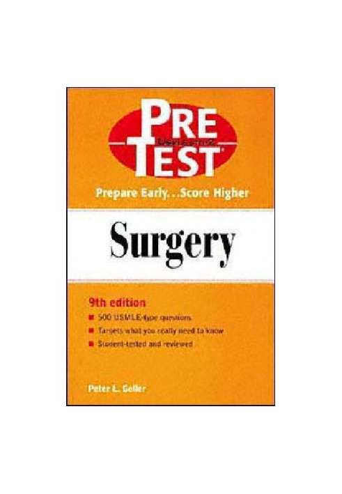 Pre-test Self-assessment and Review: Surgery