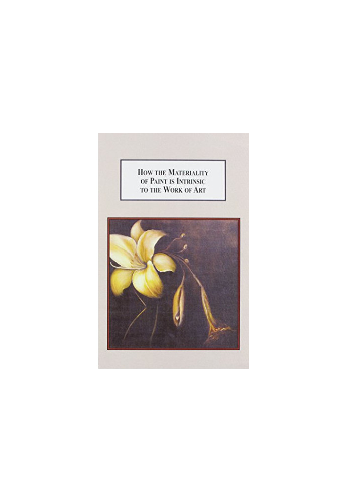 How the materiality of paint is intrinsic to the work of art : an explanation of the meaningful placement of the medium of pa