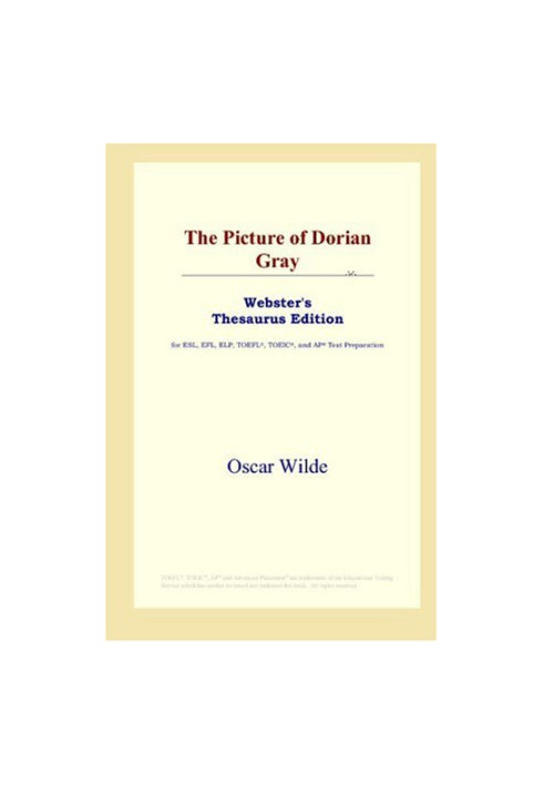 The Picture of Dorian Gray (Webster's Thesaurus Edition)