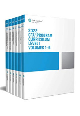 2022 CFA Program Curriculum Level I Volumes 1-6 Box Set