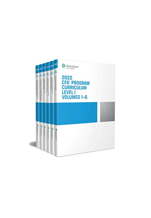 2022 CFA Program Curriculum Level I Volumes 1-6 Box Set