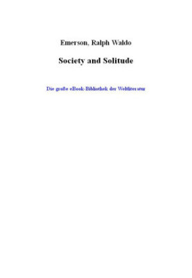 Society and Solitude