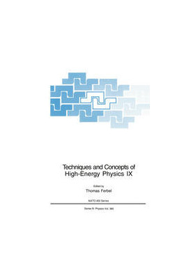Techniques and Concepts of High-Energy Physics IX