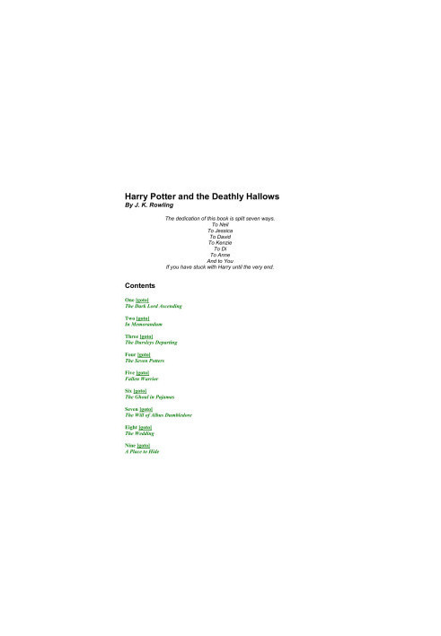 Rowling, J.K - Harry Potter 07 - The Deathly Hallows
